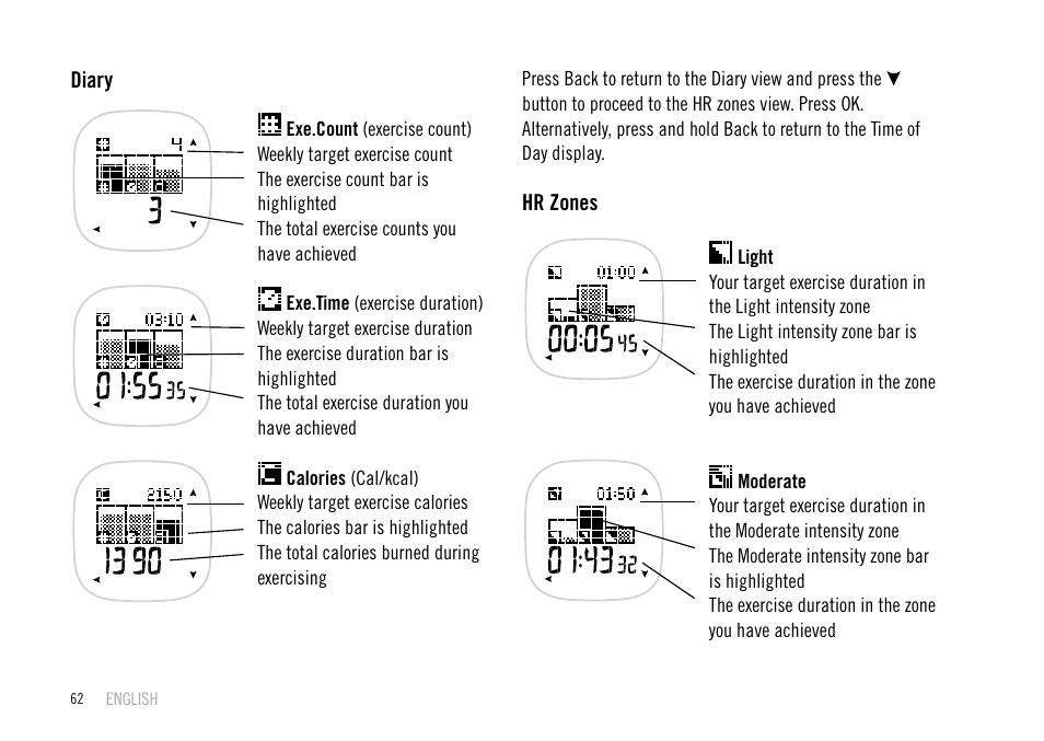 POLAR F55 User Manual | Page 60 / 98