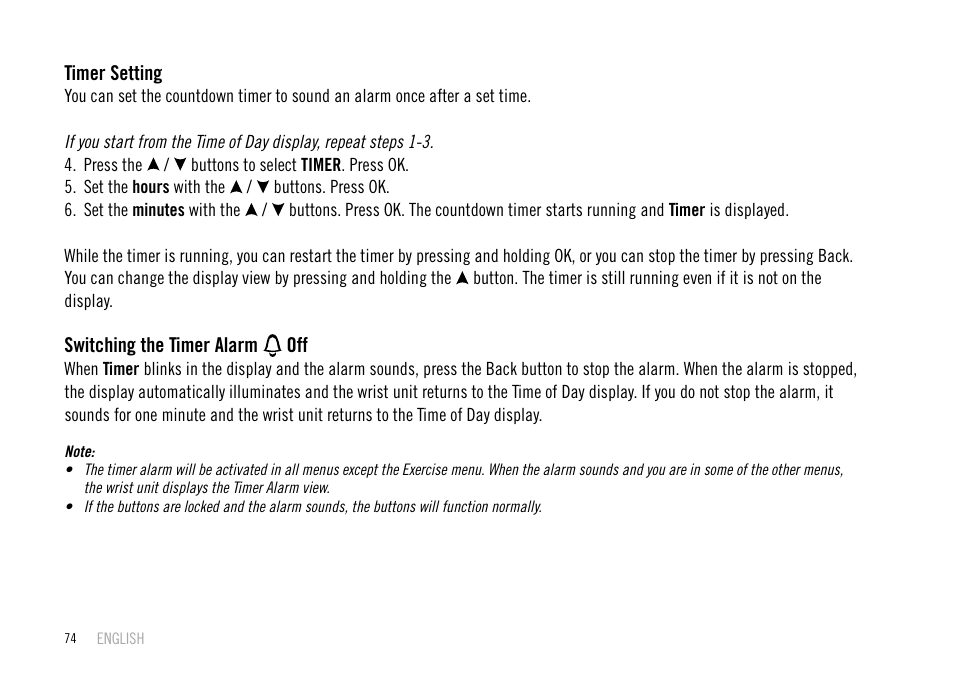 POLAR F55 User Manual | Page 72 / 98