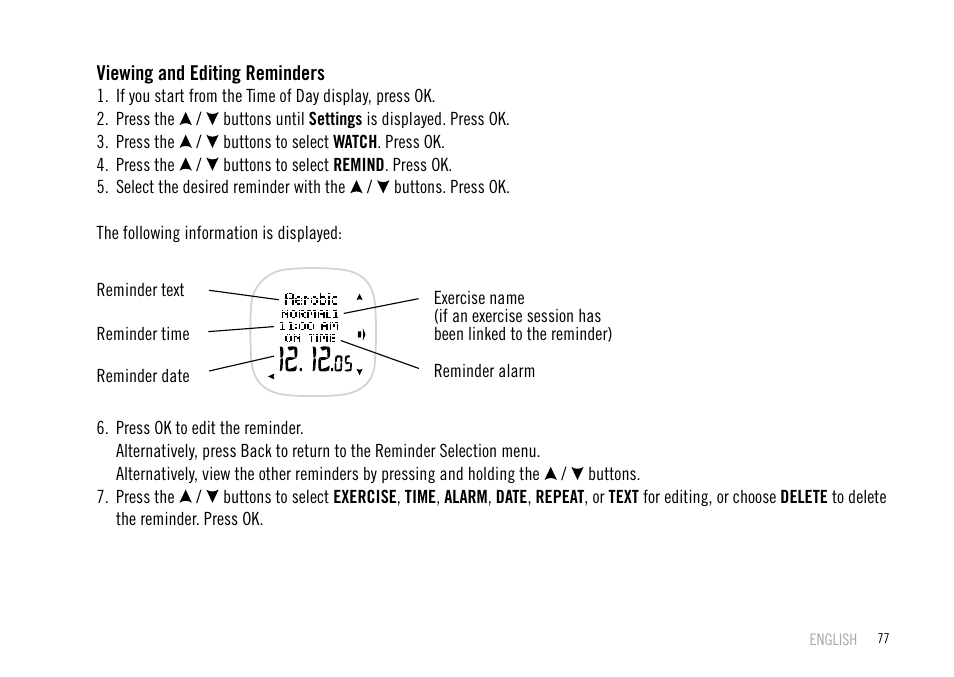 POLAR F55 User Manual | Page 75 / 98