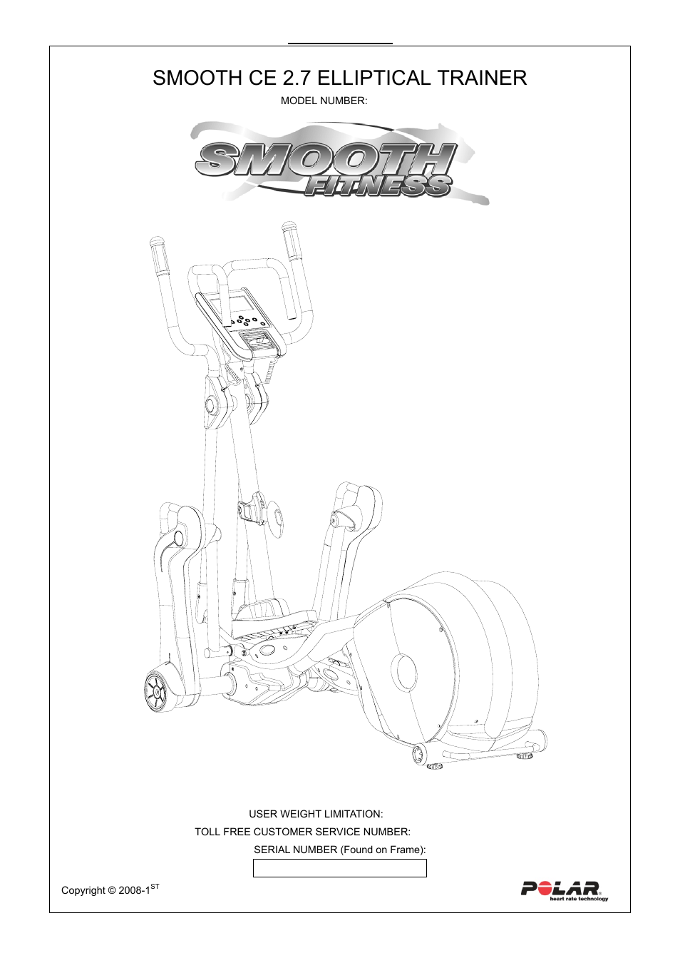 POLAR SMOOTH CE2.7 User Manual | 39 pages