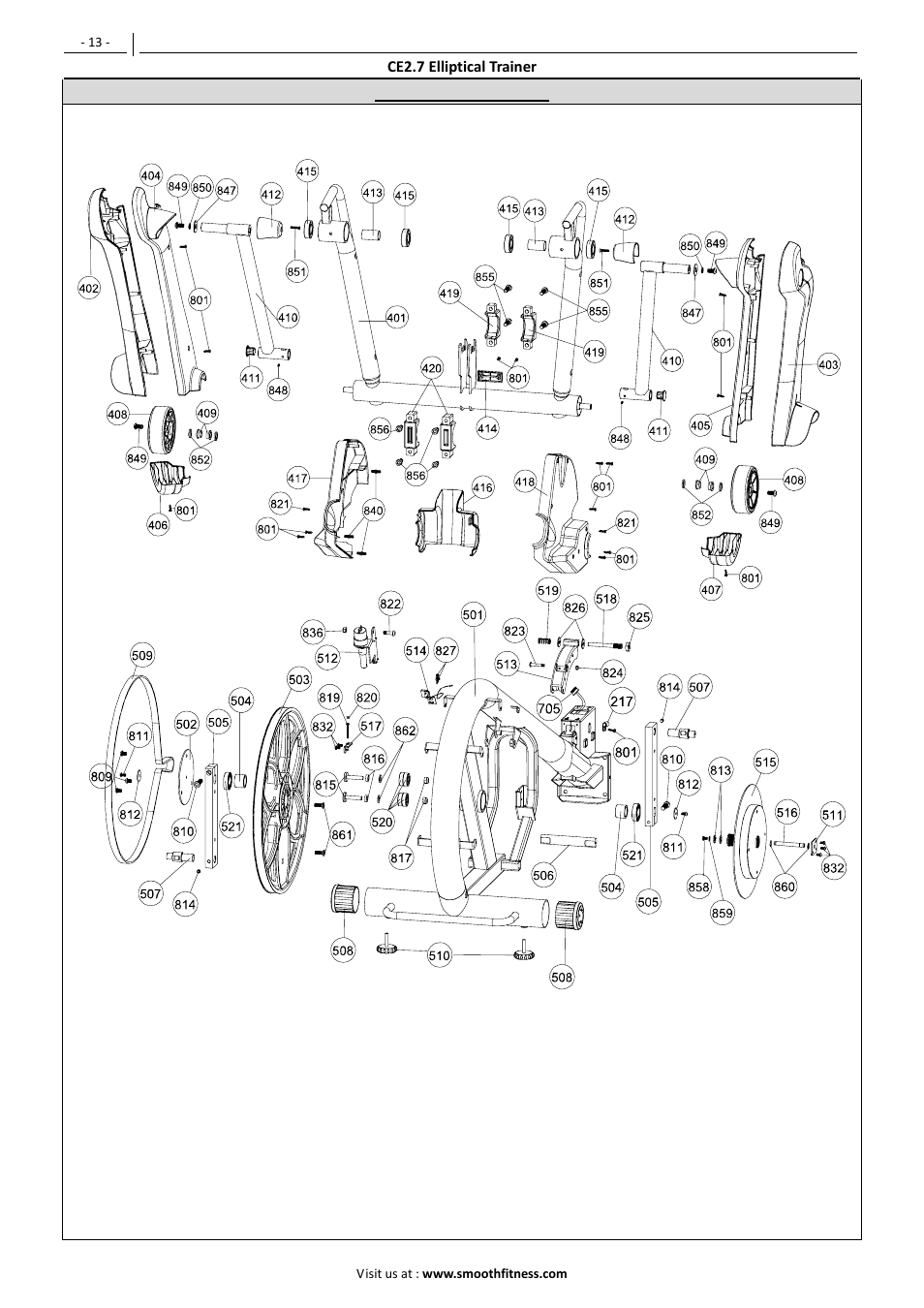 Parts diagram-4 | POLAR SMOOTH CE2.7 User Manual | Page 14 / 39
