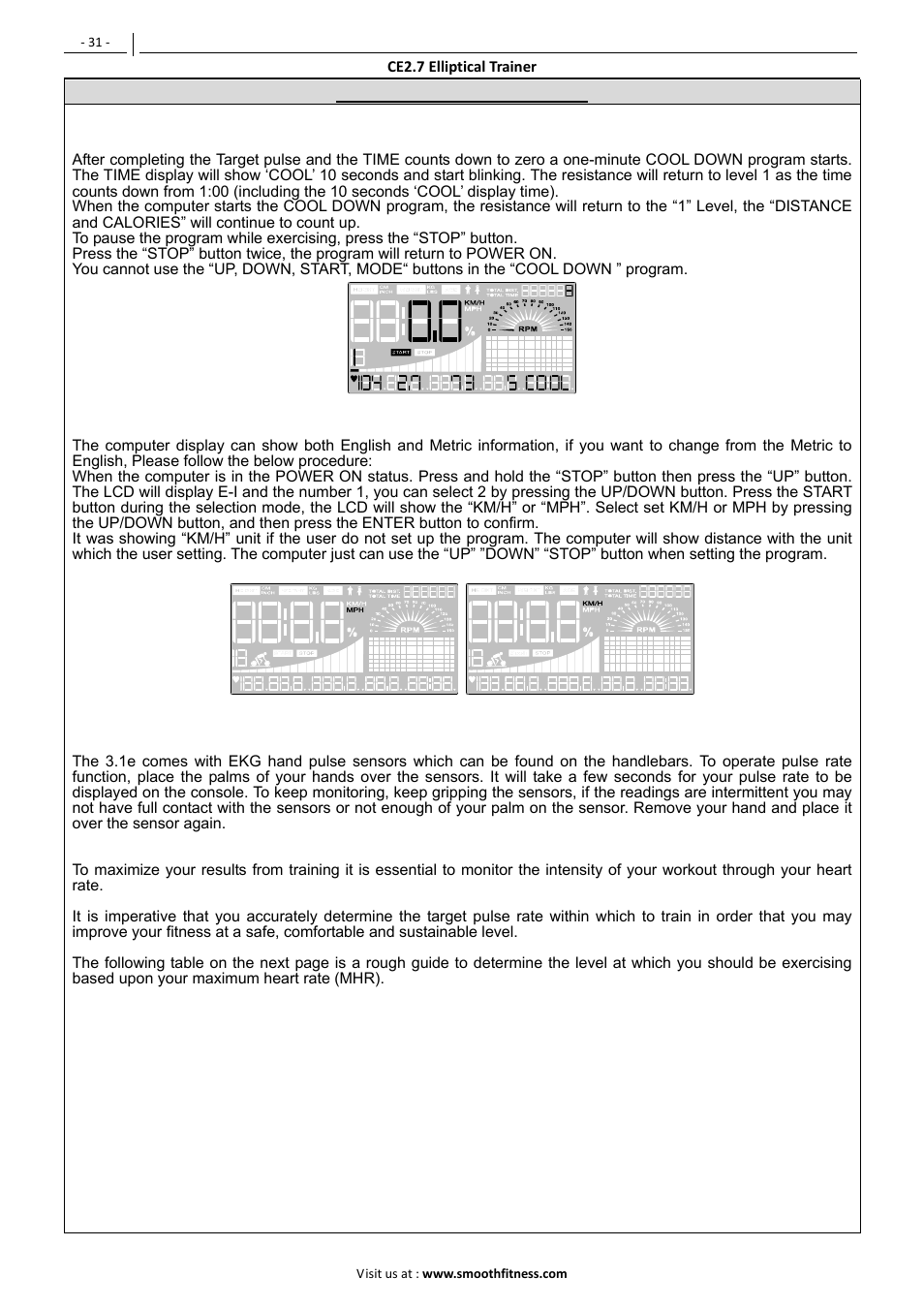 POLAR SMOOTH CE2.7 User Manual | Page 32 / 39