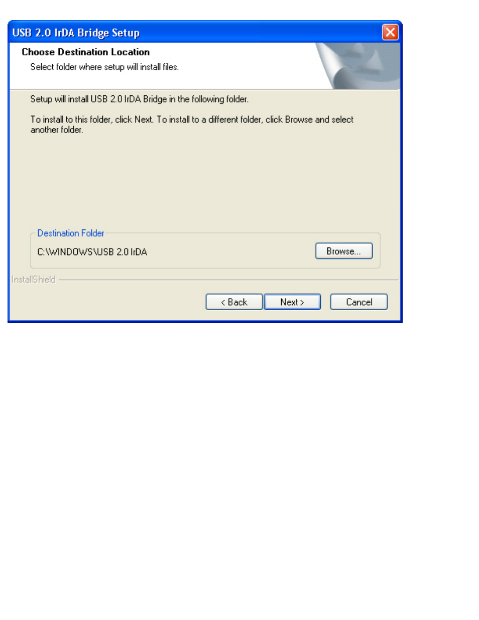 Usb 2.0 irda bridge driver is being installed | POLAR IRDA USB 2.0 User Manual | Page 6 / 32