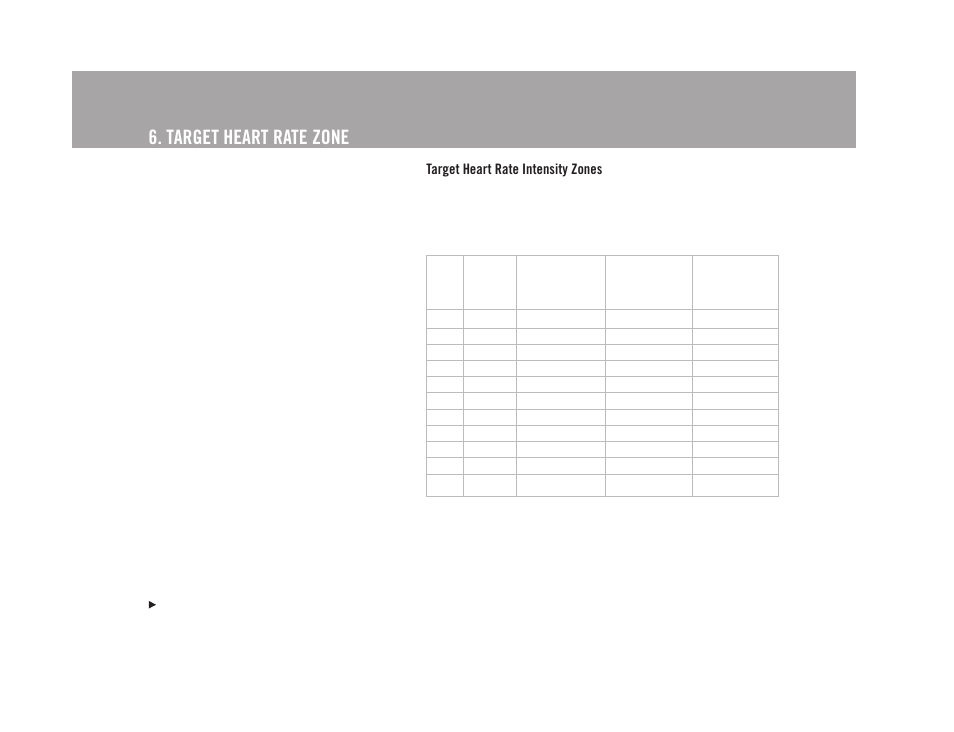 Target heart rate zone | POLAR F4TM User Manual | Page 18 / 26