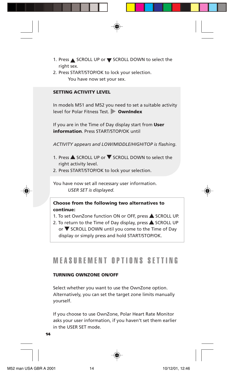 POLAR M21 User Manual | Page 13 / 59