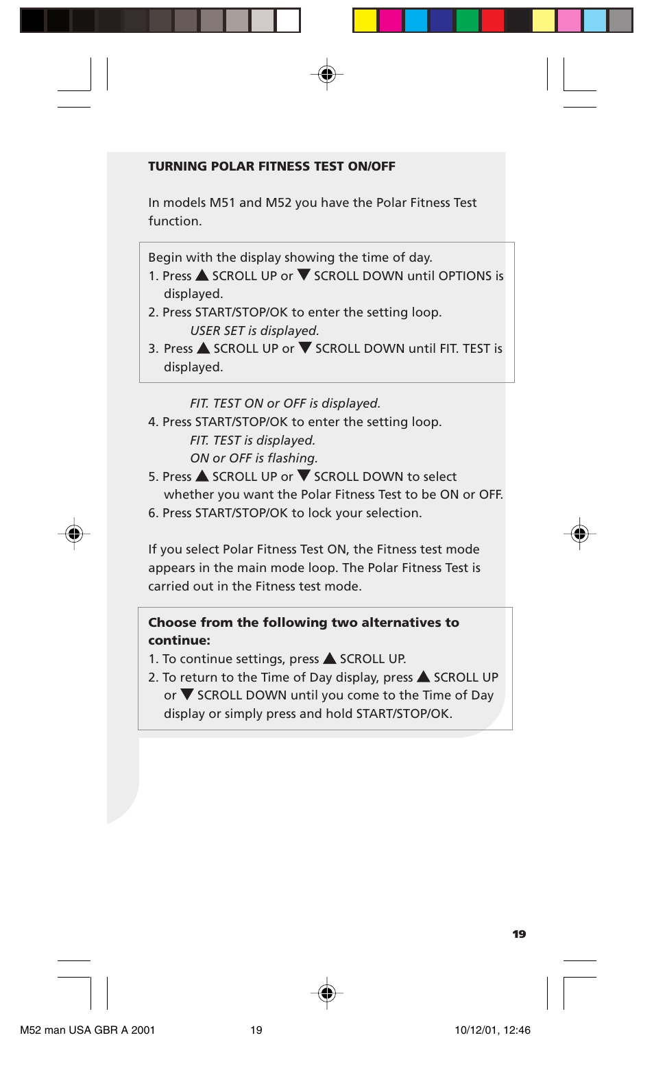 POLAR M21 User Manual | Page 18 / 59