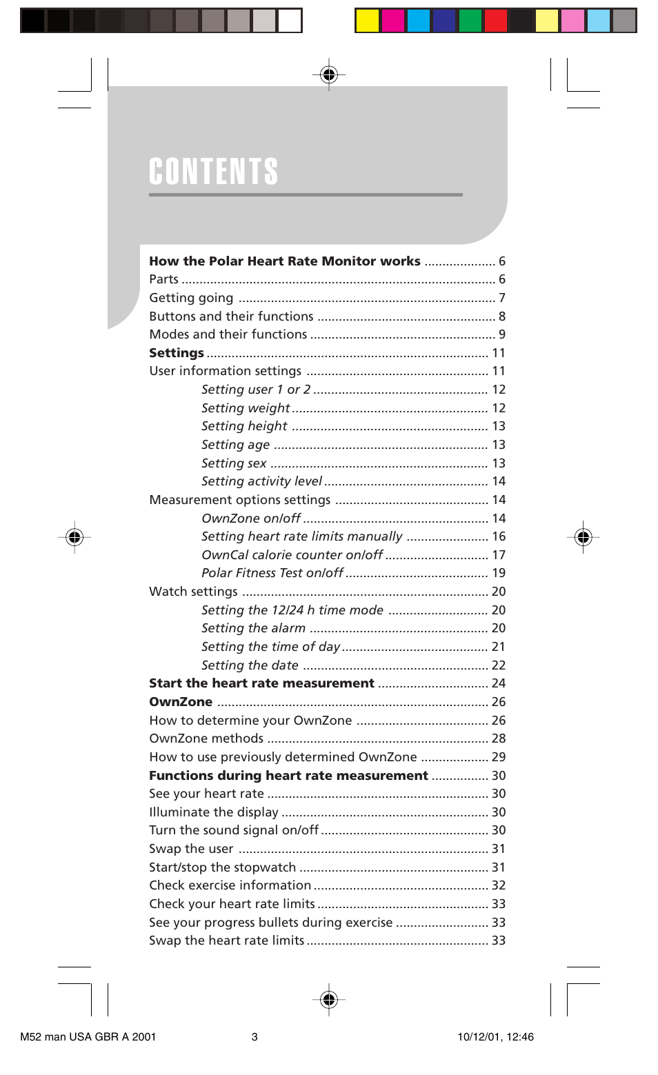 POLAR M21 User Manual | Page 2 / 59