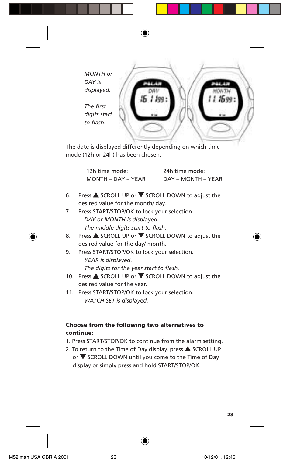 POLAR M21 User Manual | Page 22 / 59