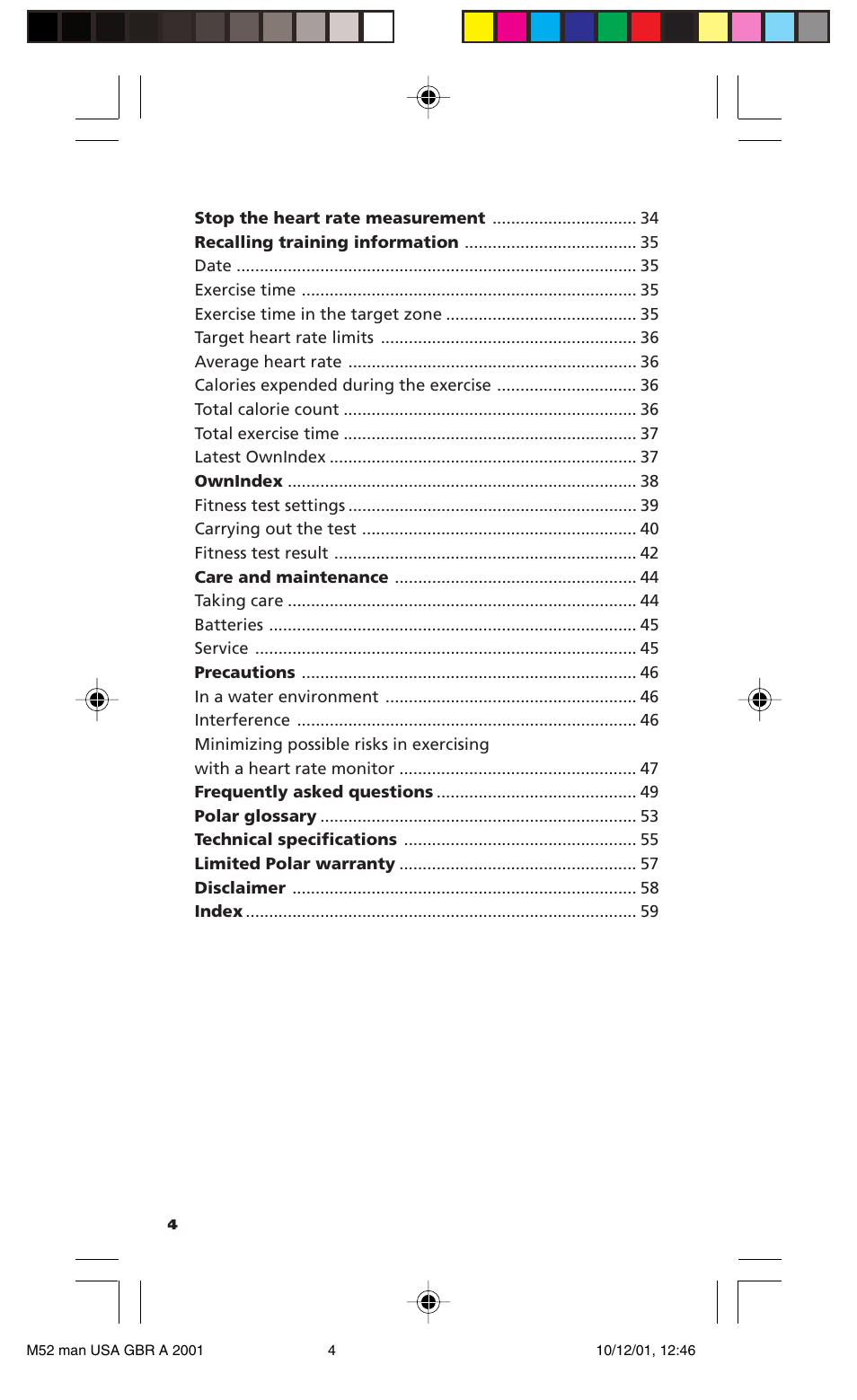 POLAR M21 User Manual | Page 3 / 59