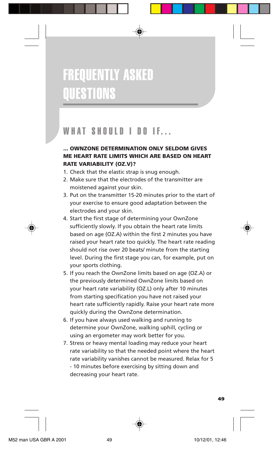 Frequently asked questions | POLAR M21 User Manual | Page 48 / 59