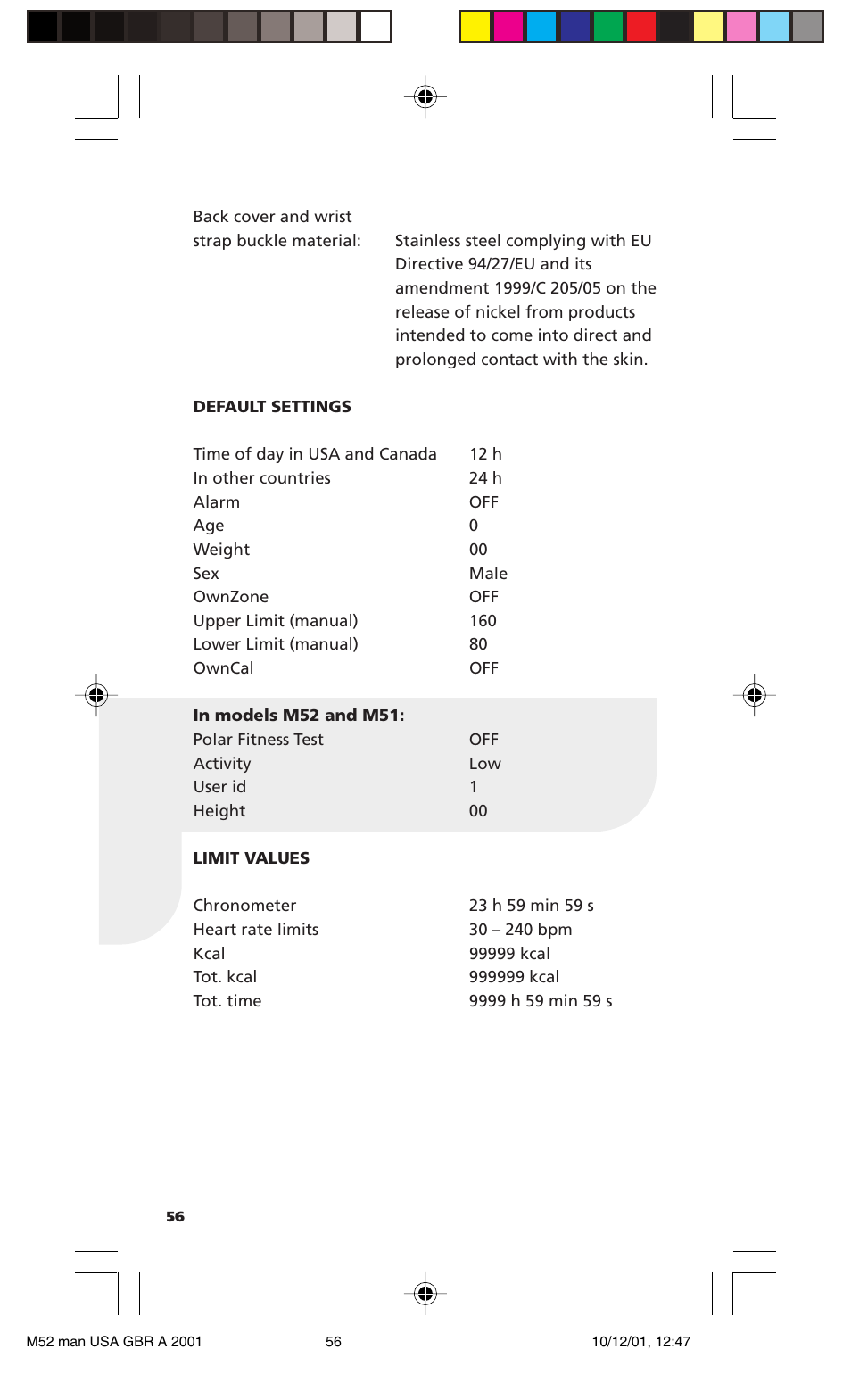 POLAR M21 User Manual | Page 55 / 59