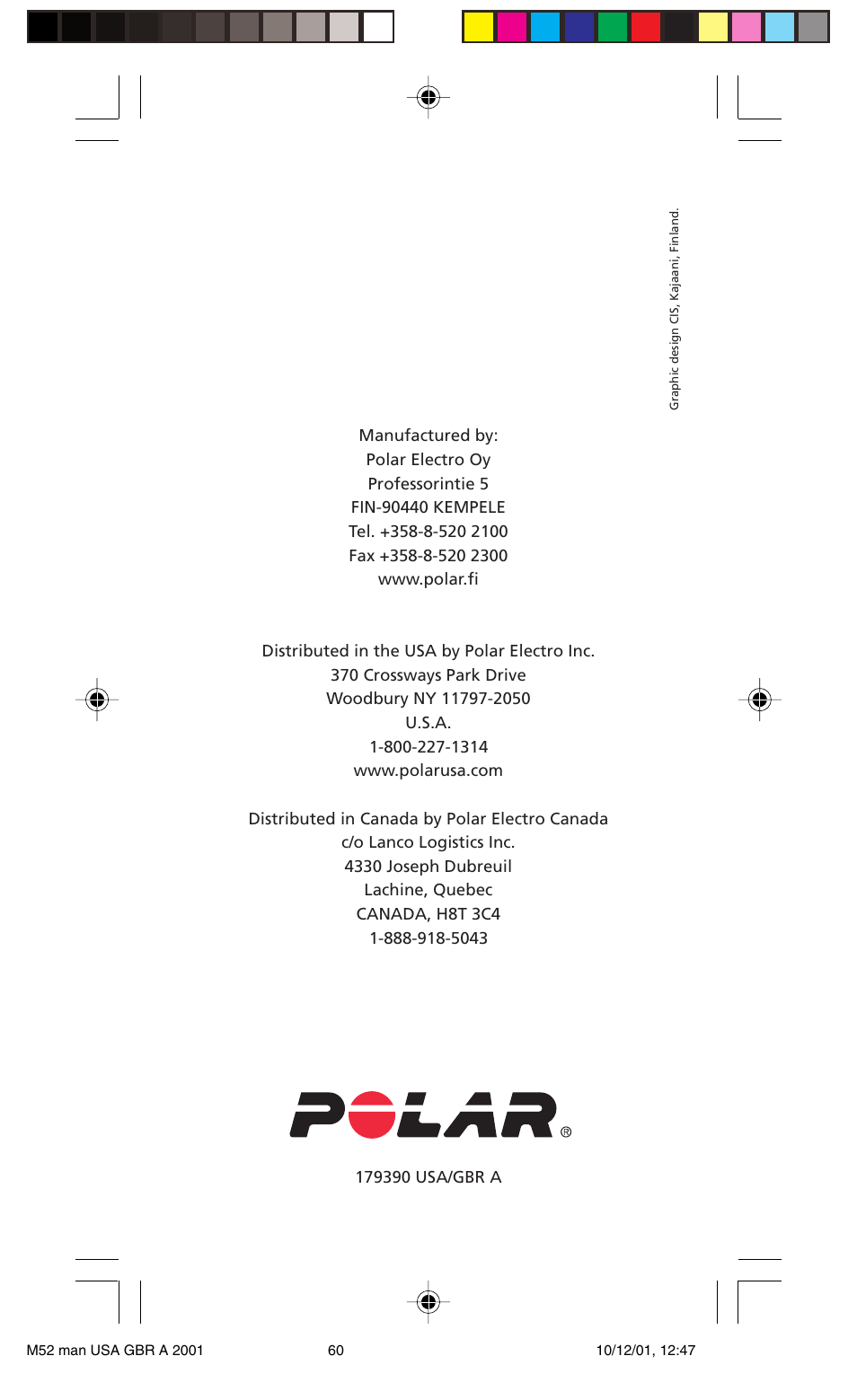 POLAR M21 User Manual | Page 59 / 59