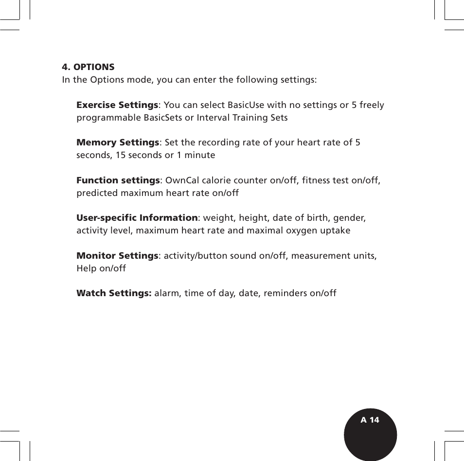 POLAR S610i User Manual | Page 16 / 93