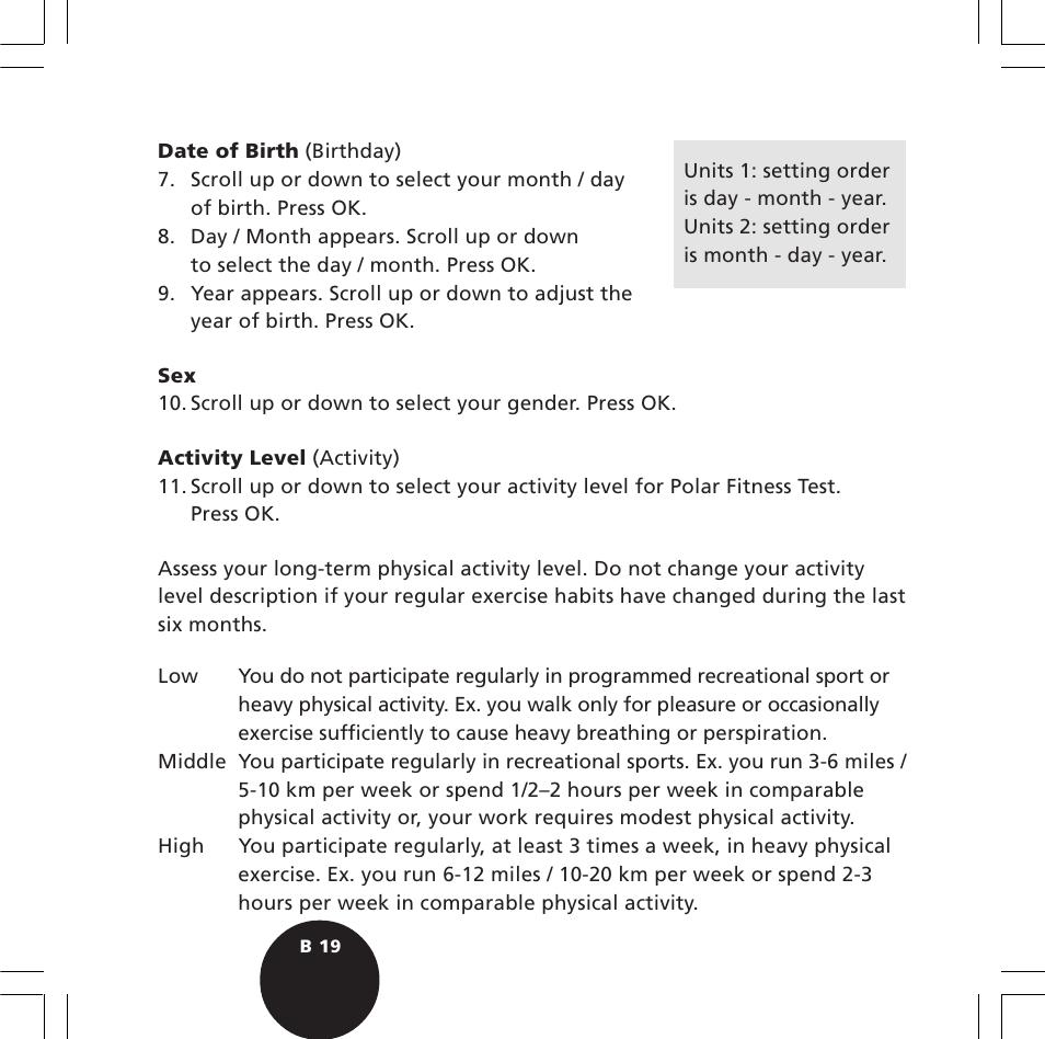 POLAR S610i User Manual | Page 21 / 93