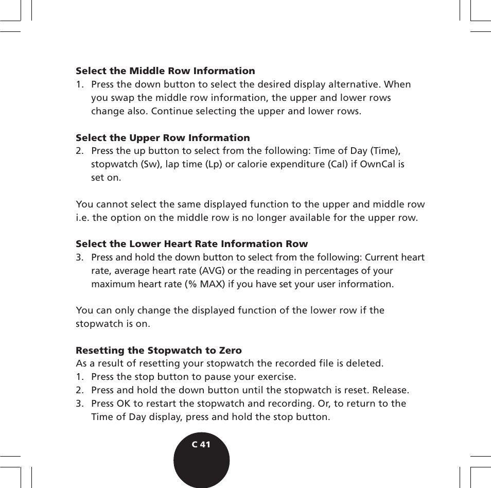 POLAR S610i User Manual | Page 43 / 93