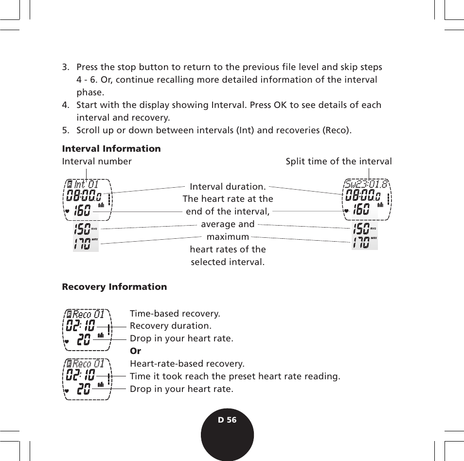 POLAR S610i User Manual | Page 58 / 93