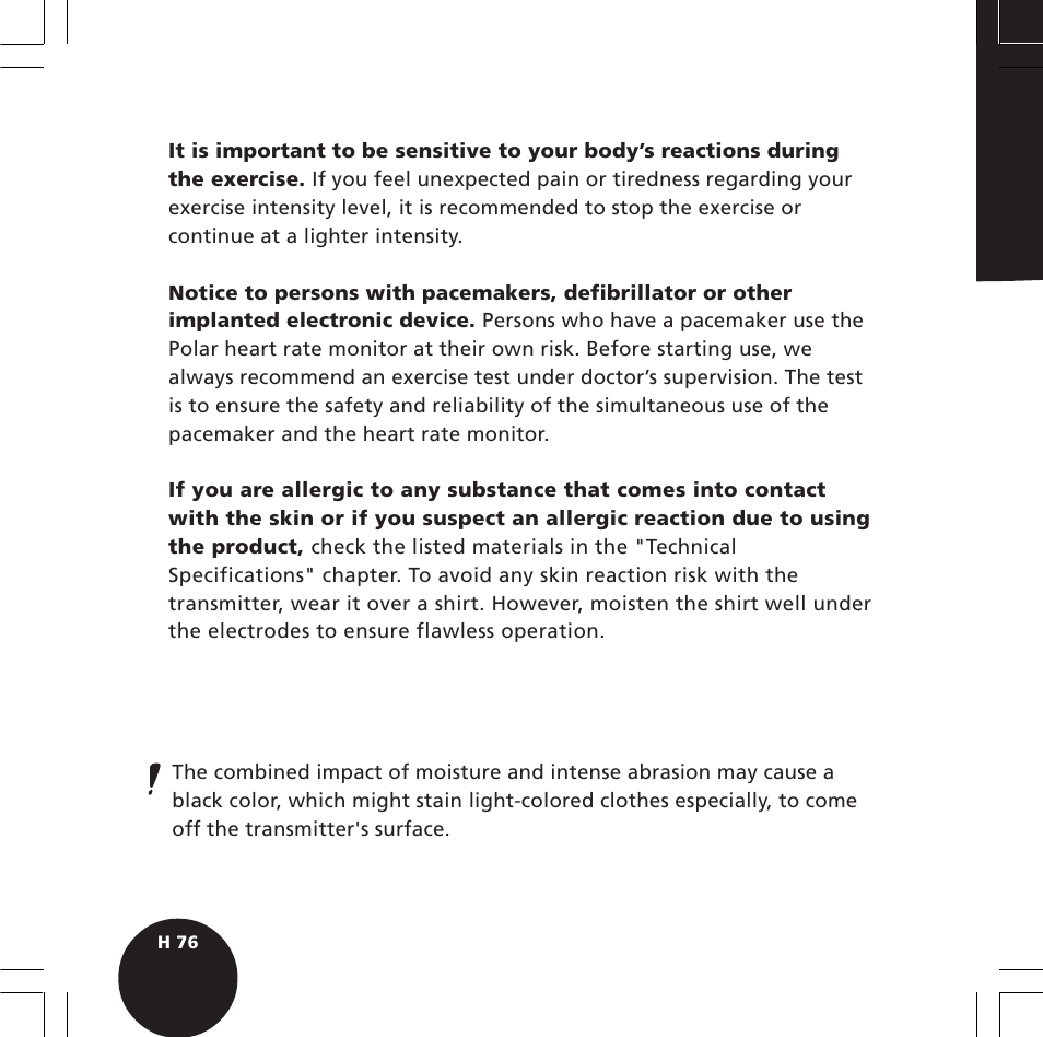 POLAR S610i User Manual | Page 78 / 93