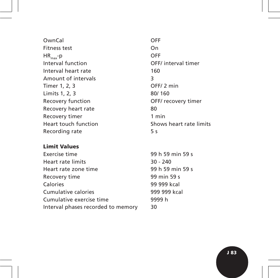 POLAR S610i User Manual | Page 85 / 93