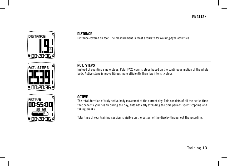 POLAR DA20 User Manual | Page 13 / 30