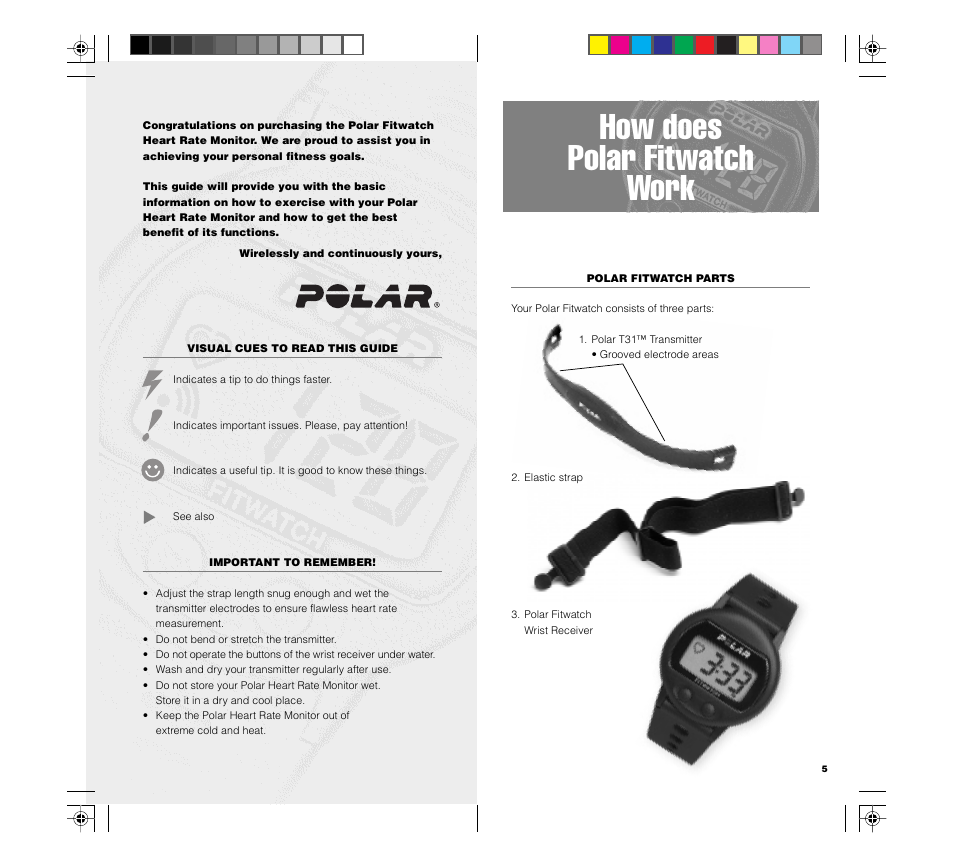 How does polar fitwatch work | POLAR FIN-90440 User Manual | Page 2 / 20