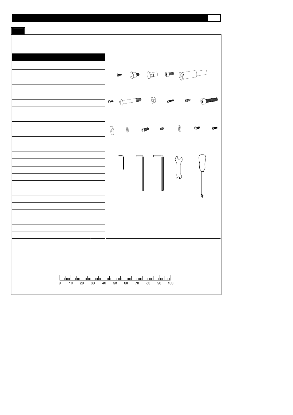 Supplied hardware, Millimeters | POLAR SMOOTH FITNESS DMT X2 User Manual | Page 5 / 45