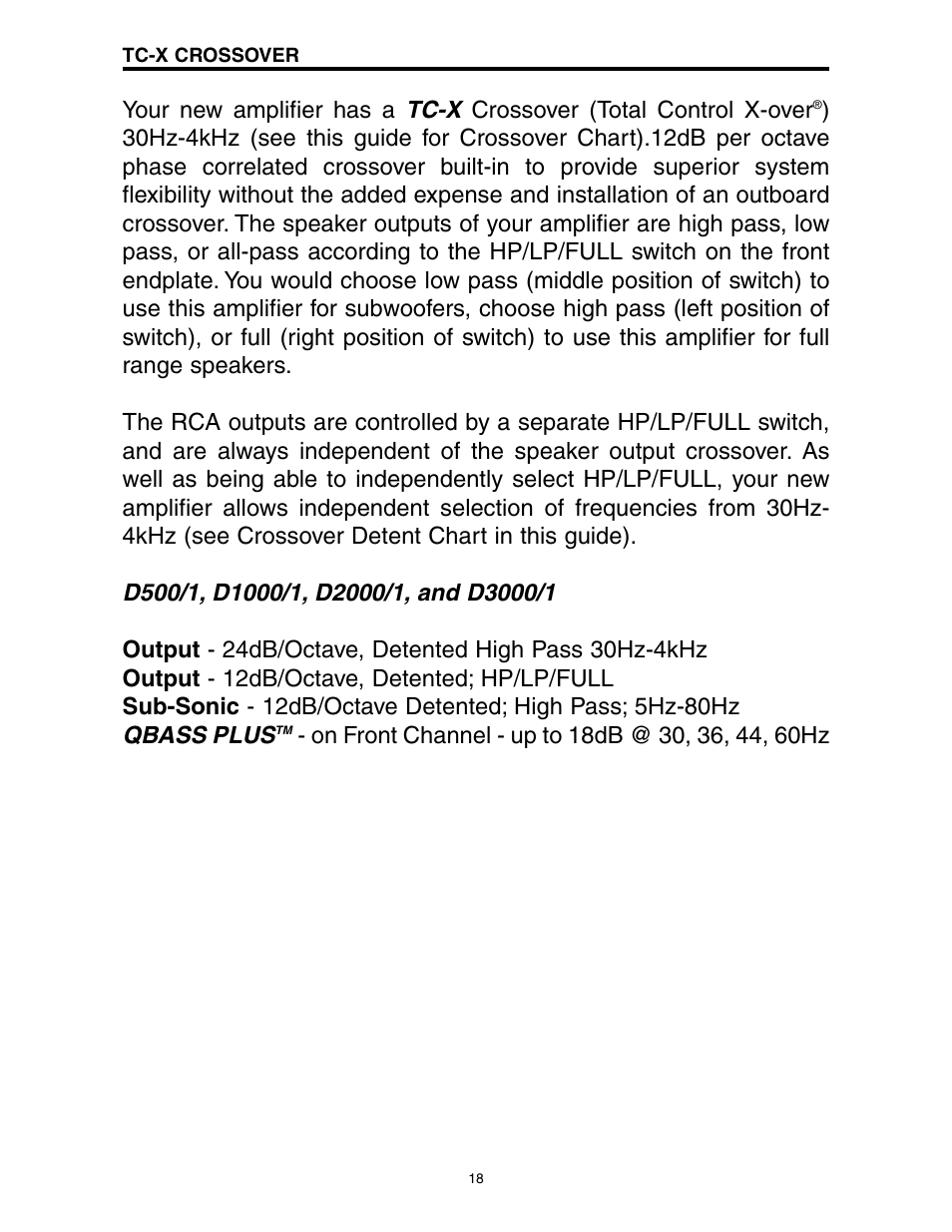Precision Power D500/1 User Manual | Page 19 / 23