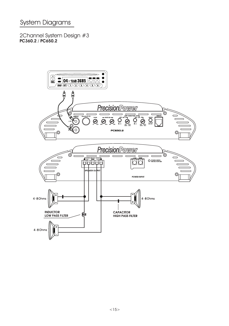 System diagrams | Precision Power PC360.2 User Manual | Page 15 / 24