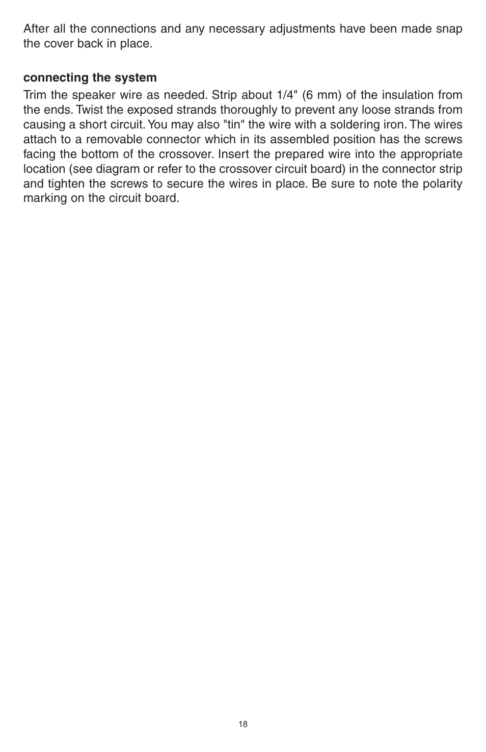 Precision Power 355cs User Manual | Page 18 / 26