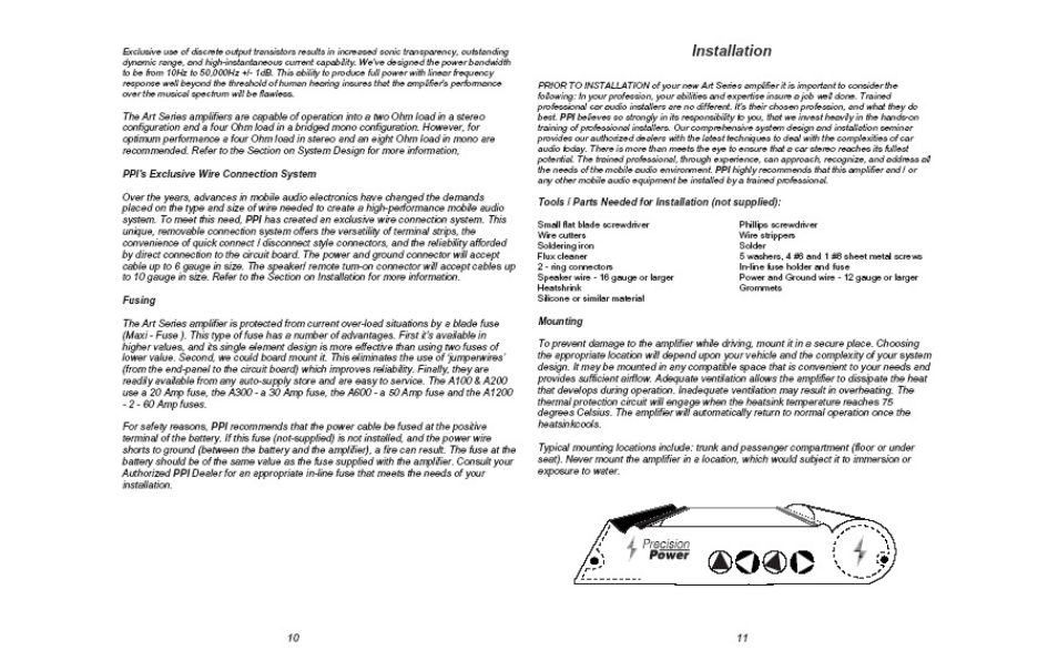 Precision Power A100 User Manual | Page 7 / 11