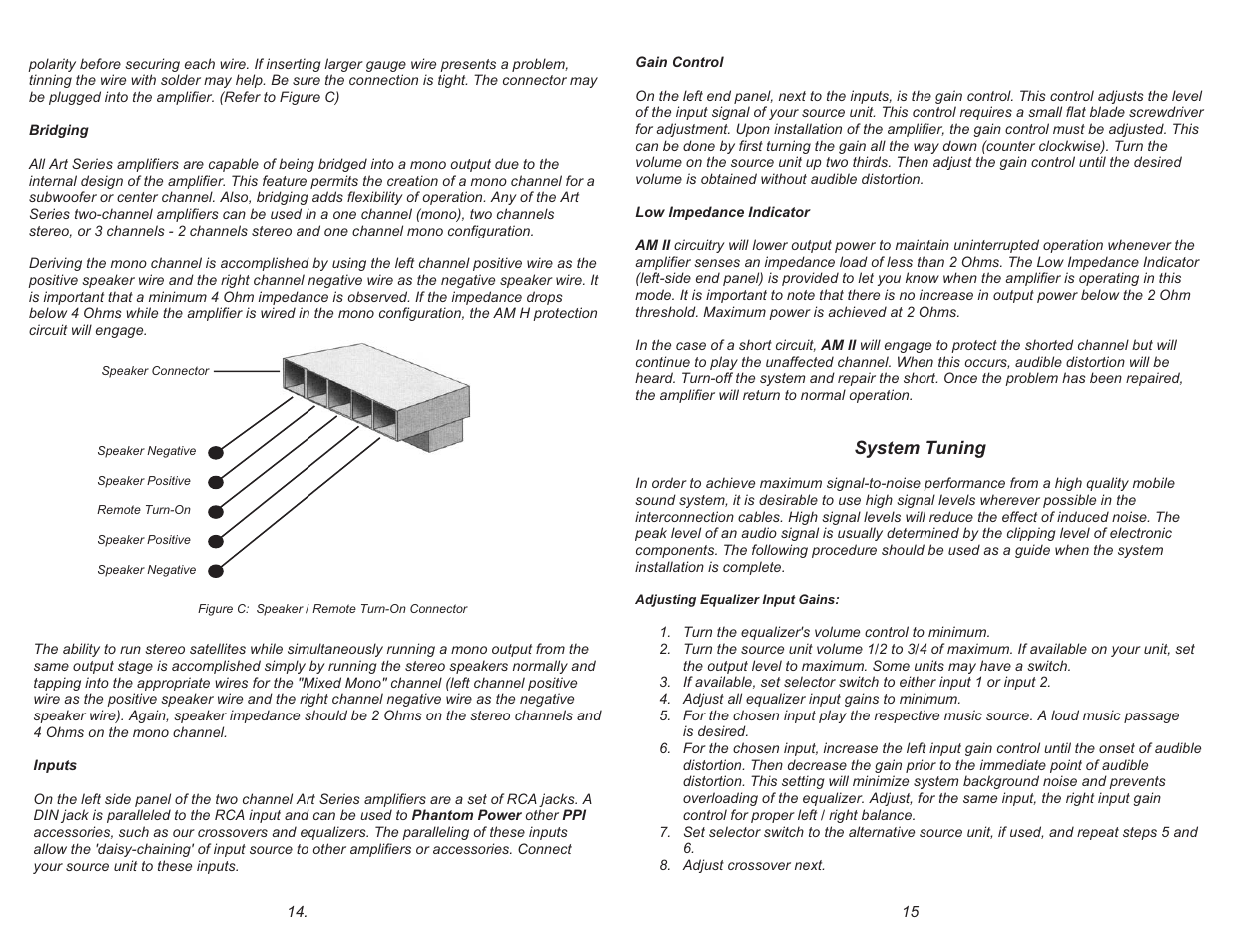 Precision Power A100 User Manual | Page 9 / 11