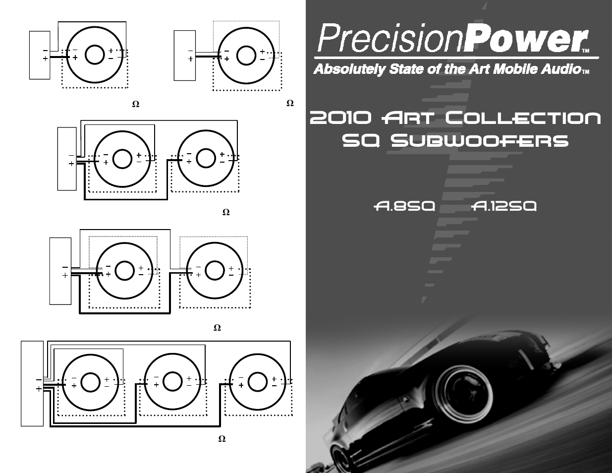Precision Power A.8SQ User Manual | 2 pages