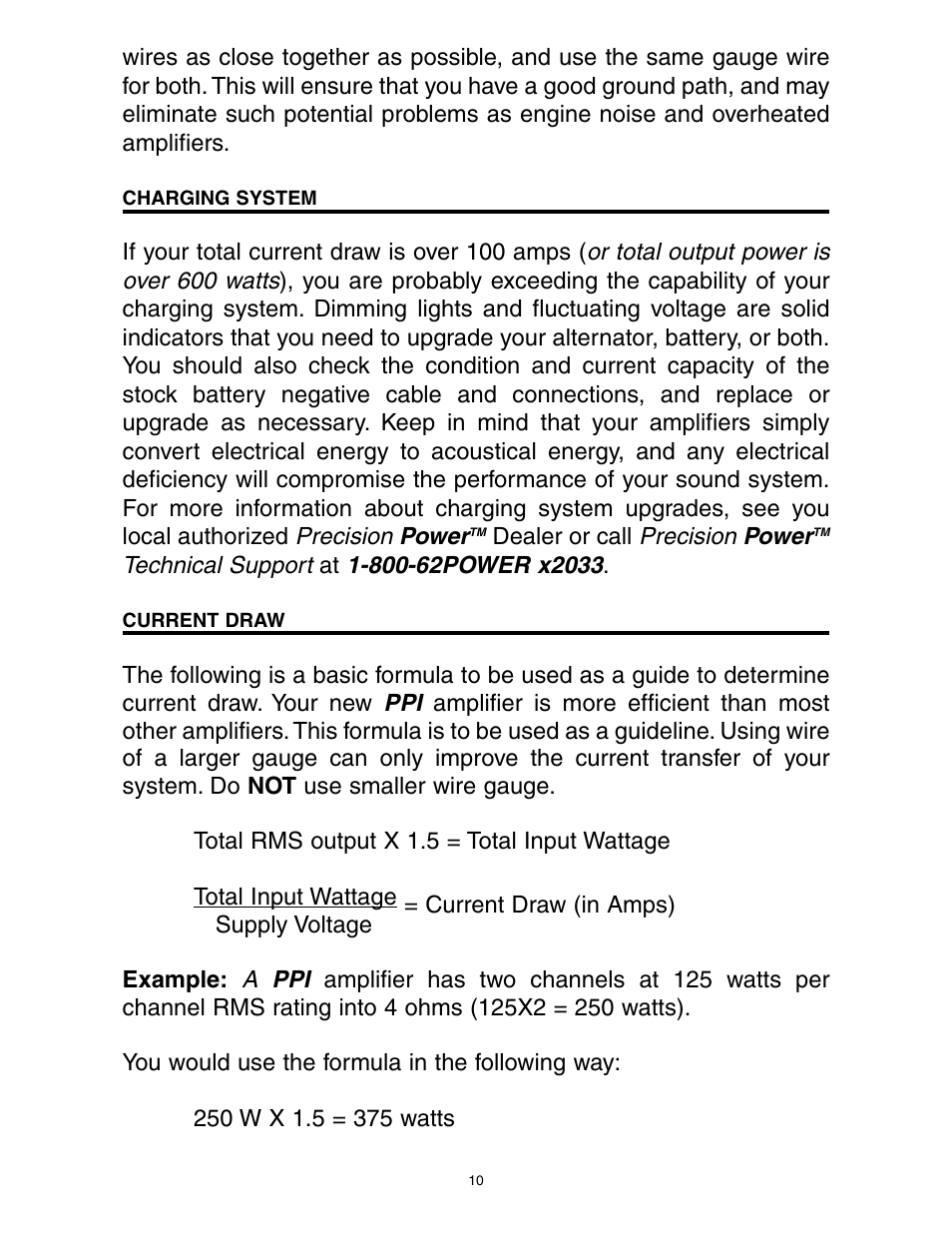 Precision Power A1000/2 User Manual | Page 11 / 23