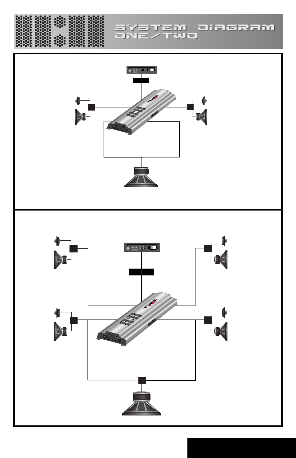 System diagram 1 / 2, Back to contents | Precision Power TD450 User Manual | Page 17 / 19