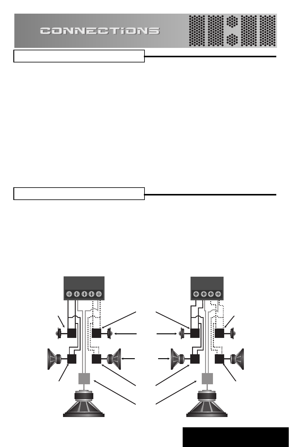 Connections (cont.), Back to contents | Precision Power TD450 User Manual | Page 8 / 19