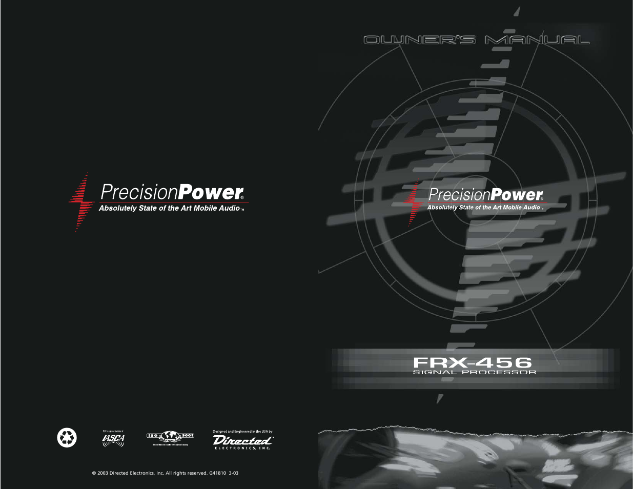 Precision Power G41810 User Manual | 8 pages