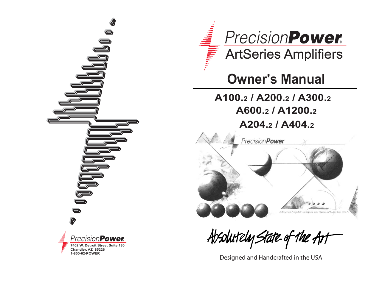 Precision Power A100.2 User Manual | 13 pages