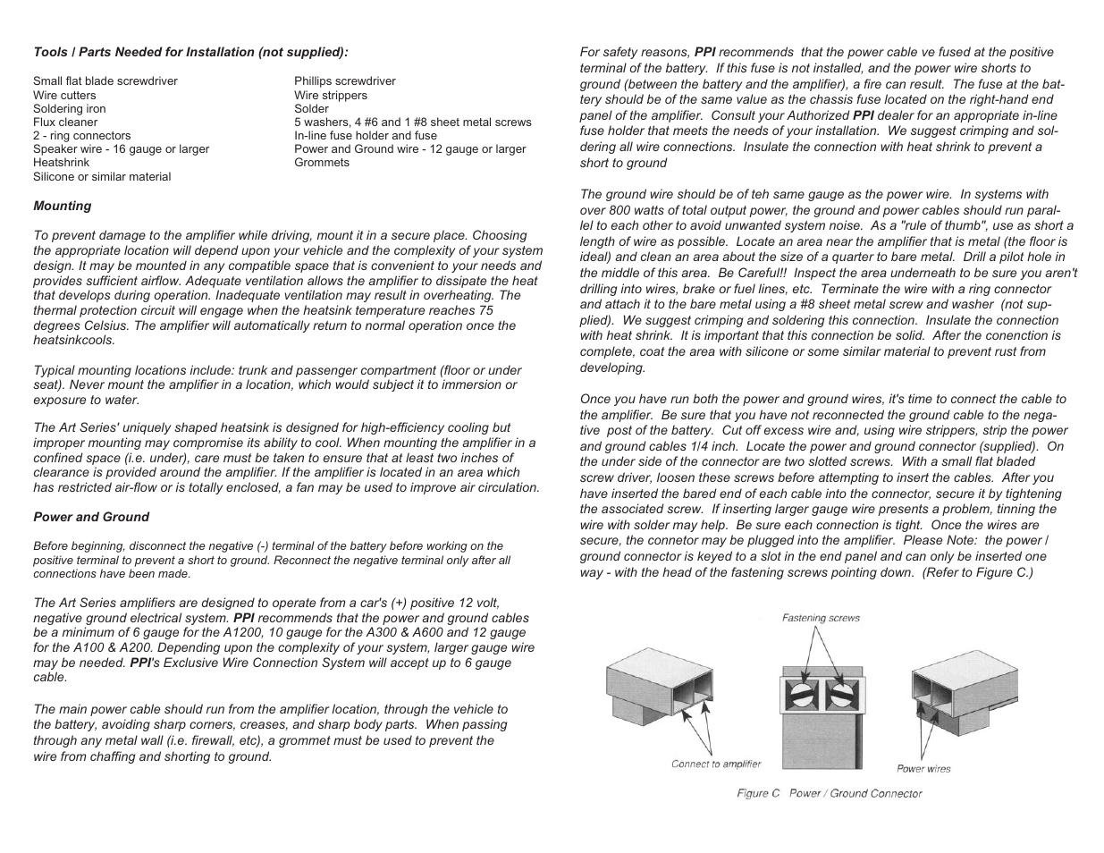 Precision Power A100.2 User Manual | Page 8 / 13