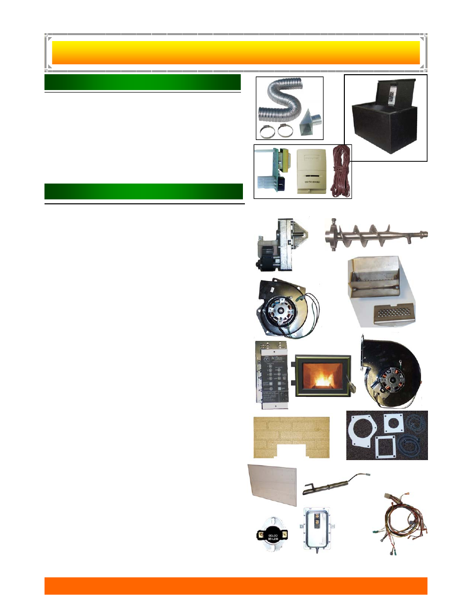 Ptional, Ccessories | PelPro Wood Pellet Stoves HSPP2 User Manual | Page 36 / 40