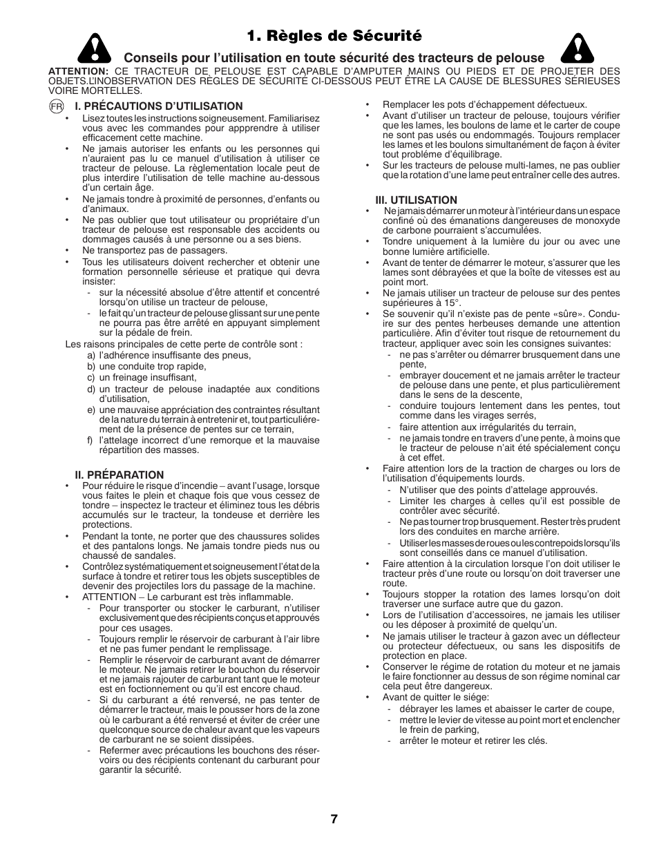 Règles de sécurité | Partner Tech P11577H User Manual | Page 7 / 80