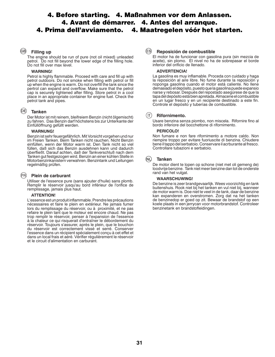 Partner Tech P11577 User Manual | Page 31 / 76