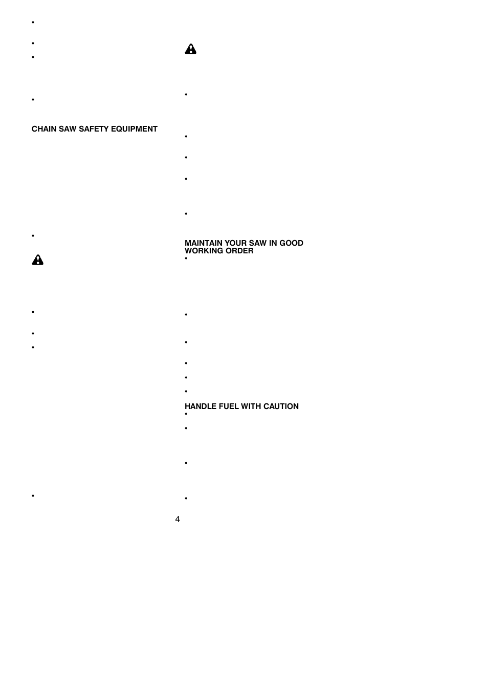 Warning | Partner Tech P4-18XT User Manual | Page 4 / 15