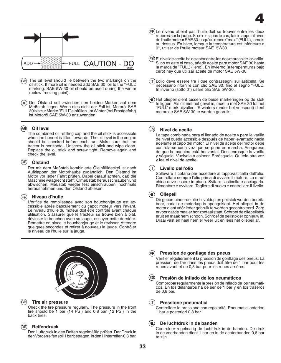 Caution - do | Partner Tech P145107HP User Manual | Page 33 / 80