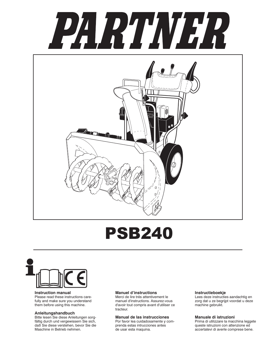 Partner Tech PSB240 User Manual | 60 pages