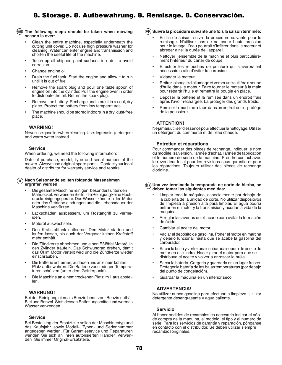 Partner Tech P145107H User Manual | Page 78 / 80