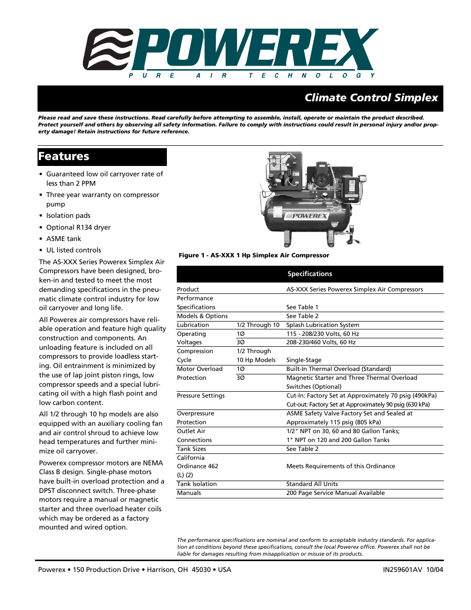 Powerex AS-XXX User Manual | 36 pages