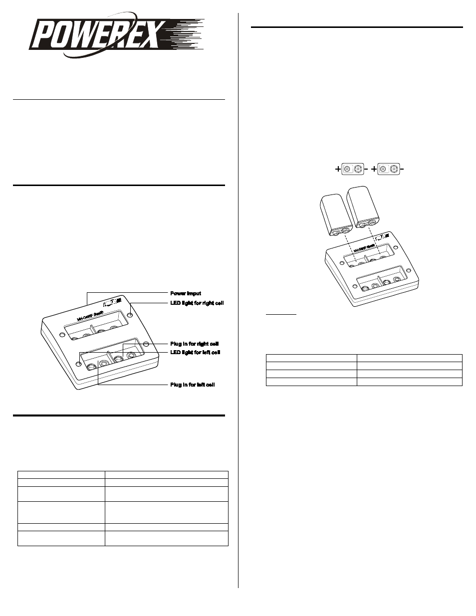 Powerex MH-C490F User Manual | 1 page