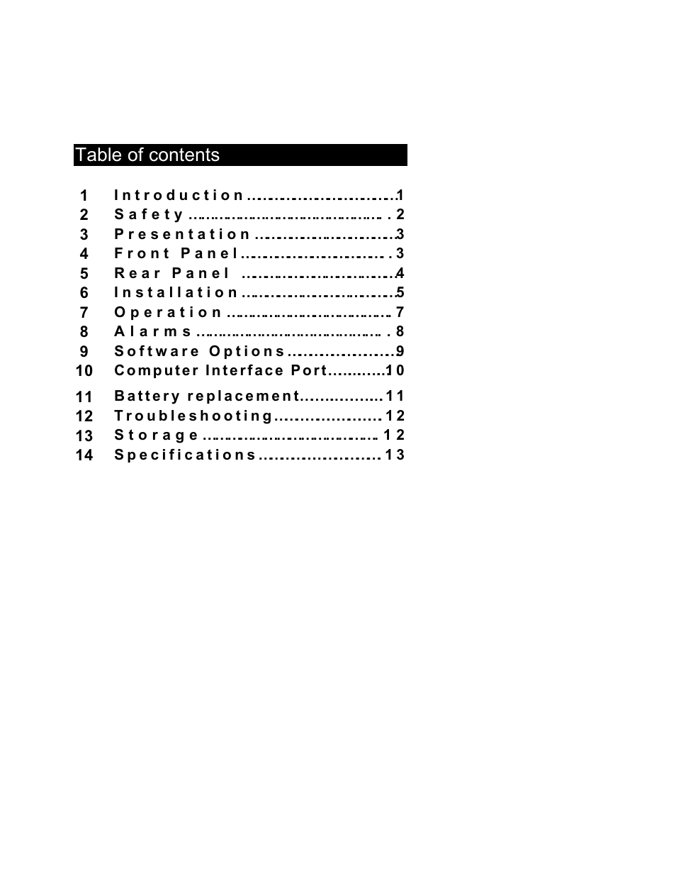 Powercom 800VA User Manual | Page 3 / 19