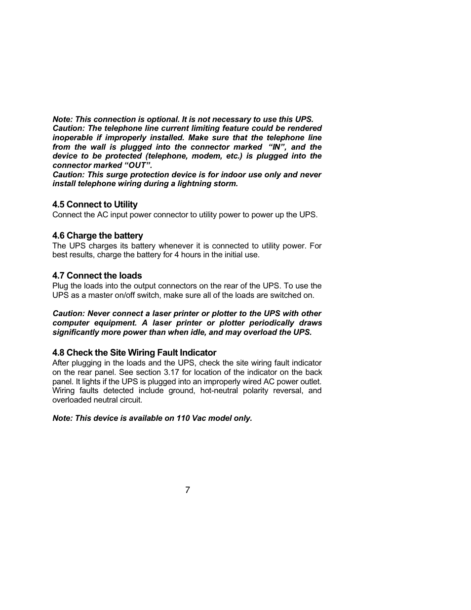 Powercom 800VA User Manual | Page 9 / 19