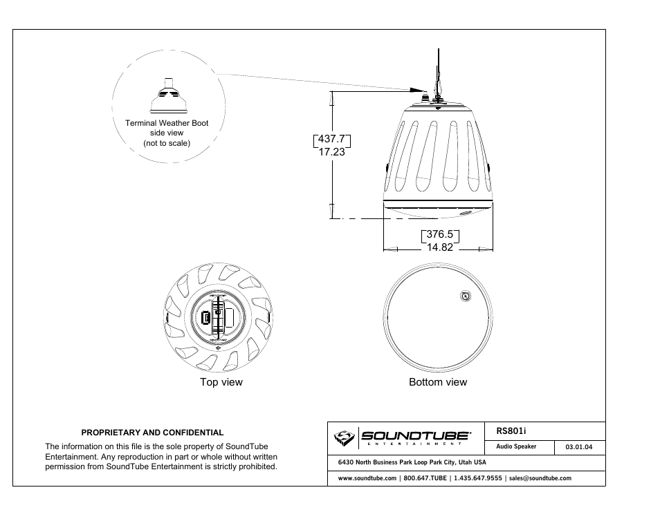 Phase Technology Audio Speaker RS801i User Manual | 1 page