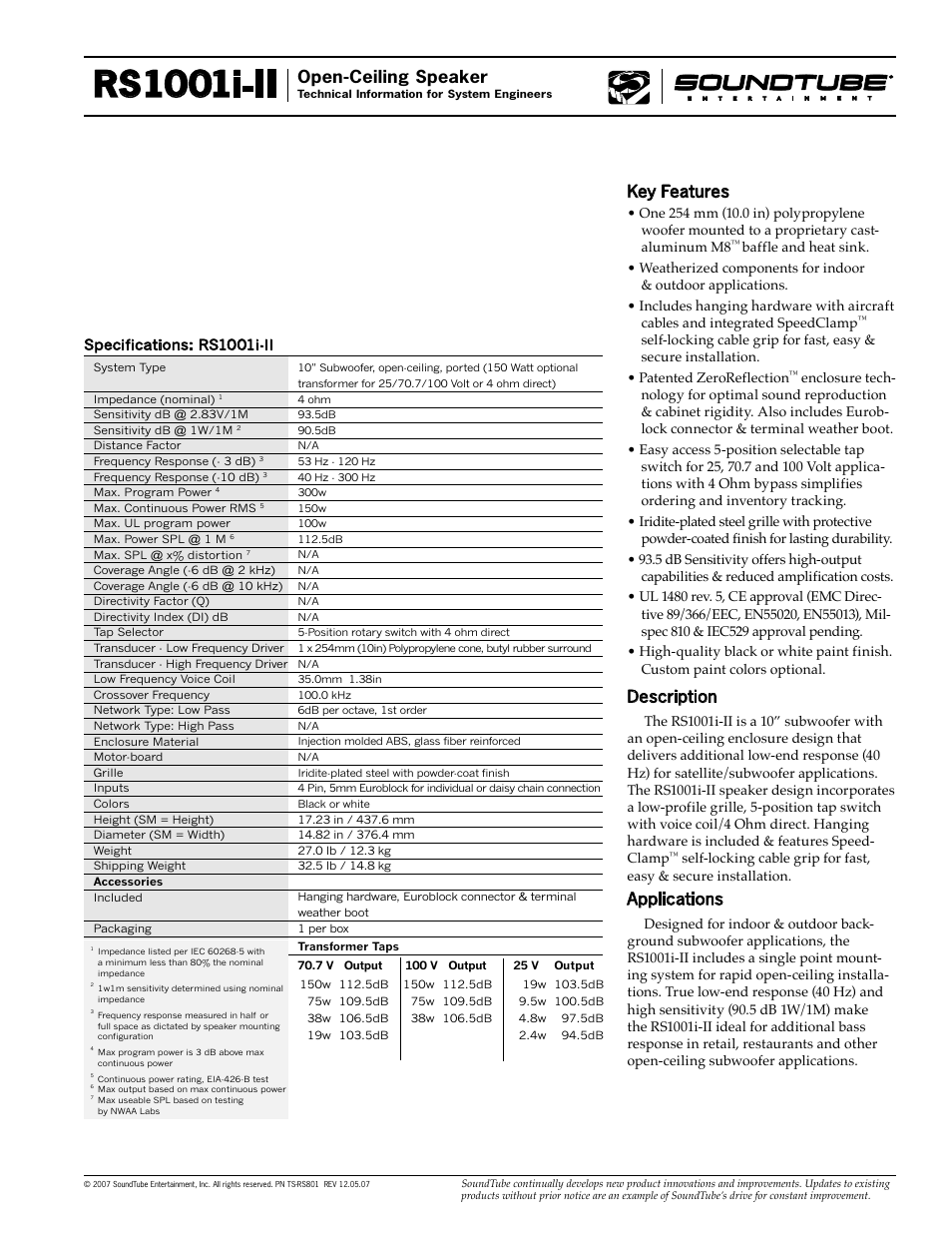 Phase Technology RS1001i-II User Manual | 4 pages
